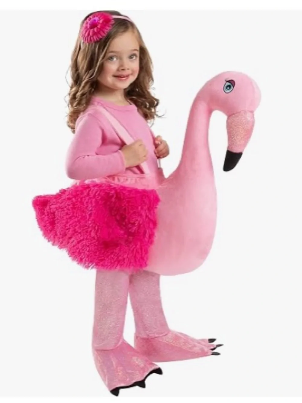 Spirit Pink Flamingo Plush kids Costume